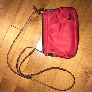 Dooney & Bourke red nylon small crossbody